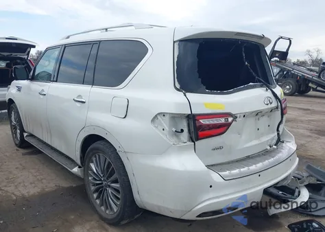 2021 Infiniti Qx80 Sensory Awd z USA, uszkodzony, nr VIN JN8AZ2BC1M9476325